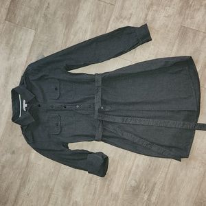 GAP Charcoal Shirtdress Extra Small
